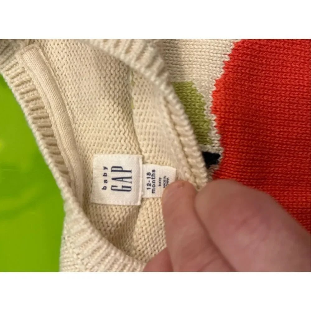 Baby Gap Apple Sweater